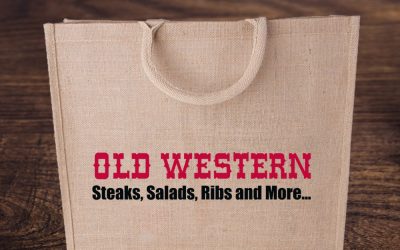 Jute Tasche mit Old Western Logo