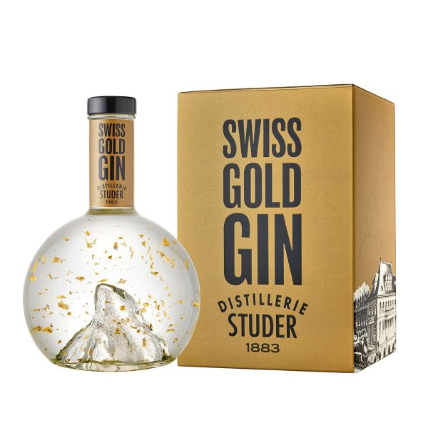 Studer Swiss Gold Gin mit Karton